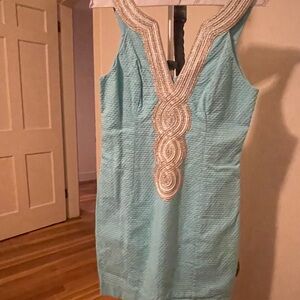Lilly Pulitzer Aqua Shift Dress
